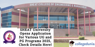 SHEAT University Opens Application for Various UG and PG Programs 2025, Check Details Here!